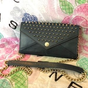 Rebecca Minkoff Studded Crossbody Wallet Bag WOC
